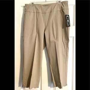 NWT Women’s Kim Rogers Super Stretch Capri Cropped Ankle Pants Size: 10